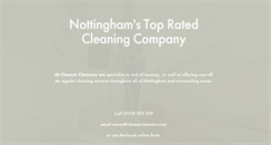 Desktop Screenshot of cleanercleaners.com